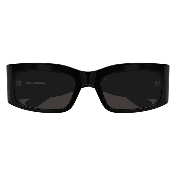 New BALENCIAGA Everyday Black Square BB0328S 001 Sunglasses Women - Picture 2 of 4